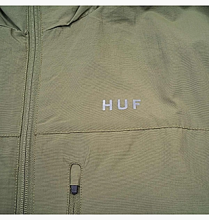 Ветровка Huf Essentials Zip Standard Shell Jacket Green Jk00350-Olive