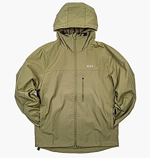 Ветровка Huf Essentials Zip Standard Shell Jacket Green Jk00350-Olive