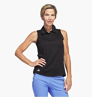Поло Adidas Texture Sleeveless Golf Polo Shirt Black Ht1258