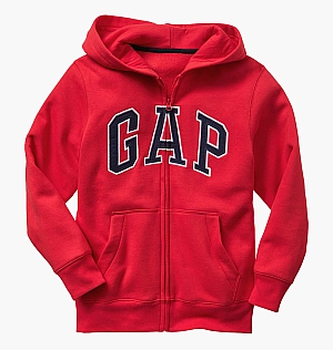 Толстовка Gap Kids Gap Logo Zip Hoodie Red 346069231