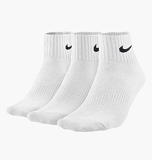 Шкарпетки Nike (3 пари) Lightweight Quarter White Sx4706-101