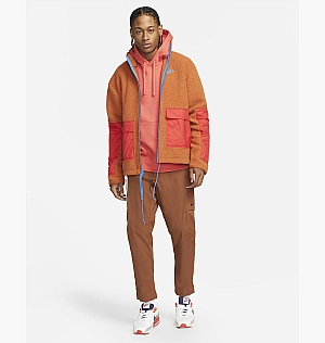 Куртка Nike Mens Fleece Full-Zip Jacket Orange Dd5021-246