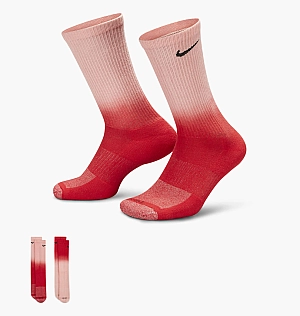 Носки Nike U Nk Everyday Plus Cush Crew Red/Pink Dh6096-902