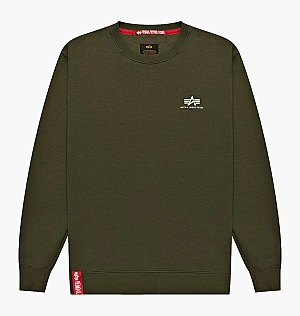 Світшот Alpha Industries Basic Sweater Small Logo Olive 188307-142
