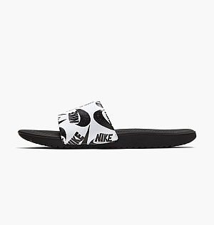 Тапочки Nike Little/Big Kids Slides Black/White Ct6619-100