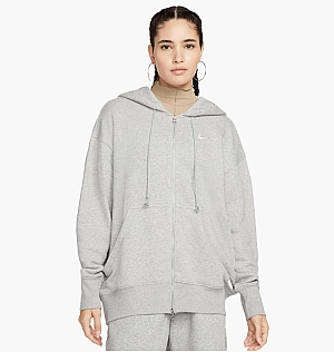 Толстовка Nike Sportswear Phoenix Fleece Oversized Full-Zip Hoodie Grey Dq5758-063