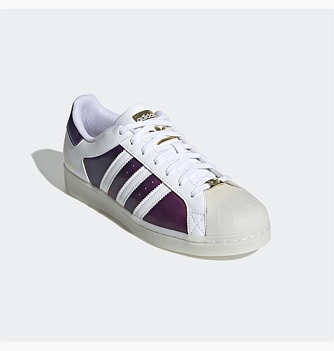 Кросівки Adidas Superstar Shoes White/Bordo H00236