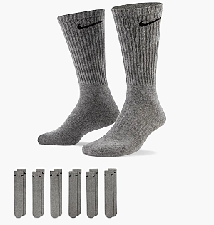 Шкарпетки Nike U Nk Everyday Cush Crw (6 пар) 132 Grey Sx7666-064