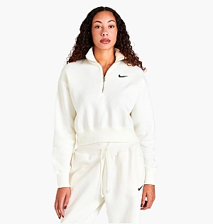 Світшот Nike Sportswear Phoenix Fleece Oversized Half-Zip Crop Sweatshirt White Dq5767-133