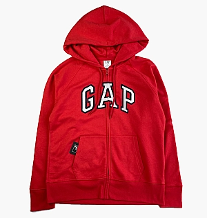 Толстовка Gap Logo Zip Hoodie In Fleece Pure Red 255045361