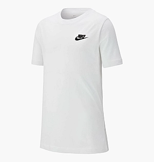 Футболка Nike B Nsw Tee Emb Futura White