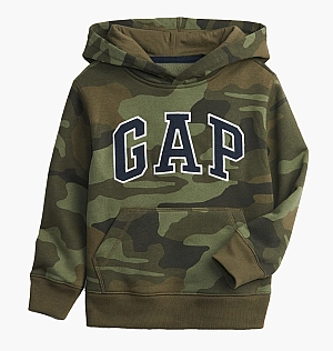 Худі Gap Kids Camo Gap Logo Pullover Hoodie Camo/Green 314978001