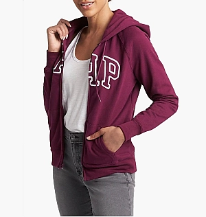 Толстовка Gap Logo Zip Hoodie In Fleece beach purple plum 255045071