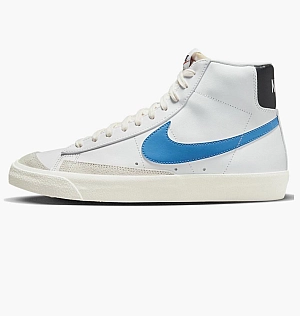 Кроссовки Nike Blazer Mid 77 Vintage White/Blue Bq6806-118