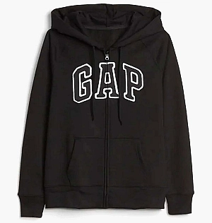 Толстовка Gap Logo Zip Hoodie True Black 451203Trblck