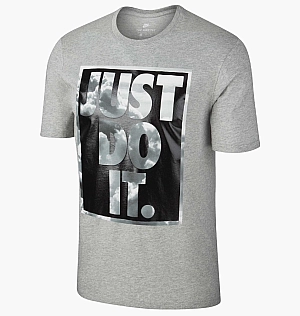 Футболка Nike Sportswear Just Do It Verbiage Grey Dz2989-063