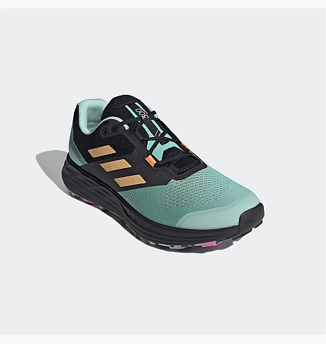 Кросівки Adidas Terrex Two Flow Trail Running Shoes Black/Light Blue FW5654