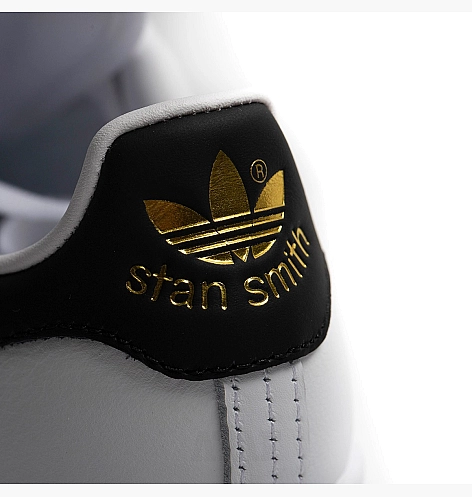 Кросівки Adidas Stan Smith Wmns Cloud White Core Black Gold Metallic FW2443