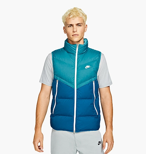 Жилетка Nike M Nsw Sf Windrunner Vest Turquoise DD6817-415