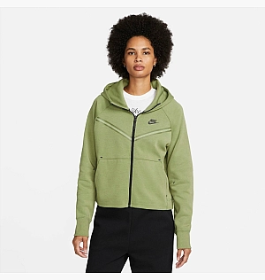 Толстовка Nike Sportswear Tech Fleece Windrunner Full-Zip Hoodie Olive Cw4298-334