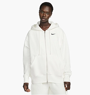 Толстовка Nike Sportswear Phoenix Fleece Oversized Full-Zip Hoodie White Dq5758-133