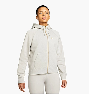 Толстовка Nike Wmns Nsw Fleece Full-Zip Grey DO2564-033