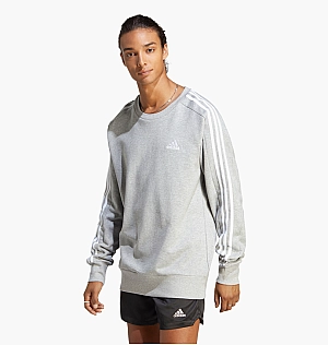 Світшот Adidas Essentials French Terry 3-Stripes Sweatshirt Grey Ic9319