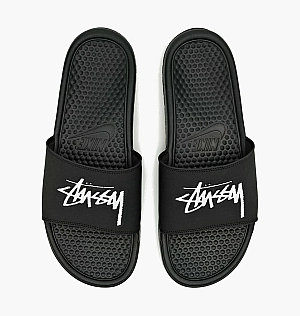 Тапочки Nike Benassi Stussy Black CW2787-001
