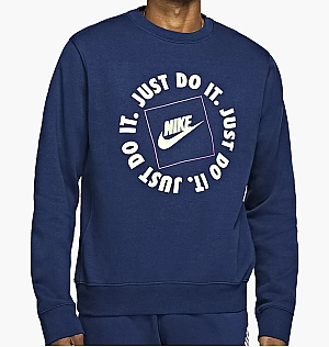 Світшот Nike M Nsw Jdi Flc Crew Blue DA0157-410