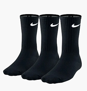 Носки Nike Perf Ltwt Crew (3 пары) Black Sx4704-001
