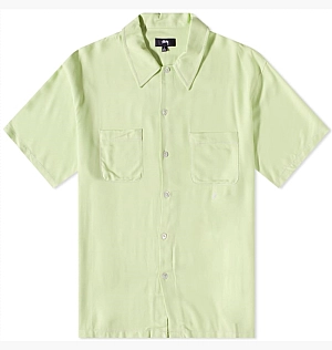Рубашка Stussy Contrast Pick Stitched Shirt Green 1110235-LIME
