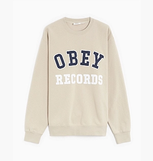 Світшот OBEY Clothing Obey Records Sweatshirt Beige 112480141-SIG