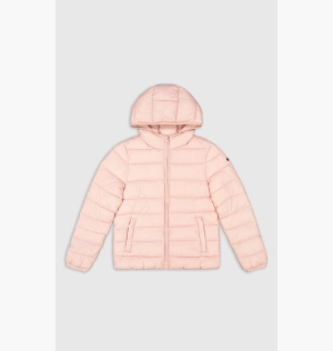 Пуховик Champion Hooded Polyfilled Jacket Pink 116867-PS124