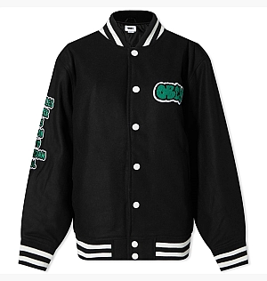 Куртка Obey Roll Call Varsity Jacket With Patches Black 121800552-BLK