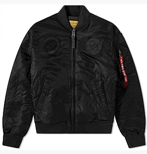 Куртка Alpha Industries Ma-1 Vf Nasa Jacket Black 166107-404