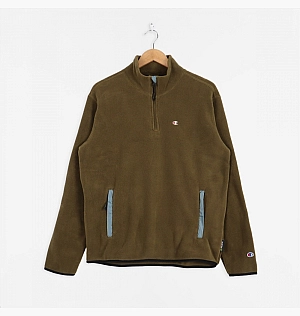 Кофта Champion Reverse Weave Polartec Half Zip Sweatshirt Green 215107