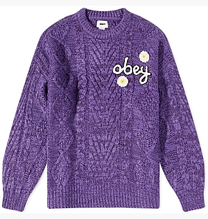 Свитшот Obey Flora Logo Sweater Violet 251000114-PAS