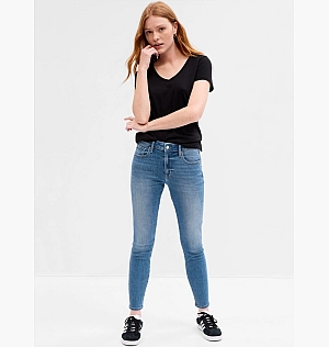 Джинси Gap Mid Rise Universal Legging Jeans With Washwell Blue 612680001