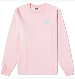 Лонгслив Billionaire Boys Club Long Sleeve Small Arch Logo Tee Pink BC007-PNK