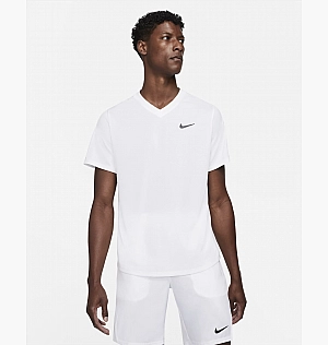 Футболка Nike Mens Tennis Top White Cv2982-100