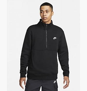 Світшот Nike Sportswear Club Half Zip Sweatshirt Black Dd4732-011