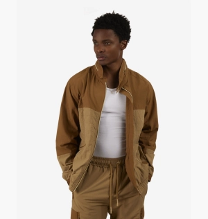 Куртка Decibel Colorblock Nylon Jacket Brown DECWJKT021-KHA