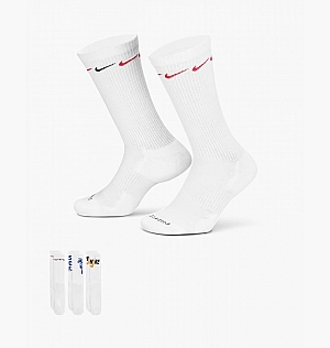 Шкарпетки Nike Everyday Plus Cush Crew White Dh3822-902