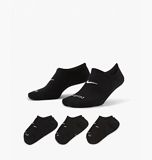 Носки Nike Evereday Plus Cush Footie Black Dh5463-904