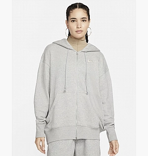 Толстовка Nike Sportswear Phoenix Fleece Oversized Full-Zip Hoodie Grey Dq5758-063