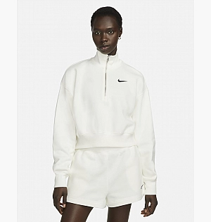 Світшот Nike Sportswear Phoenix Fleece Oversized Half-Zip Crop Sweatshirt White Dq5767-133