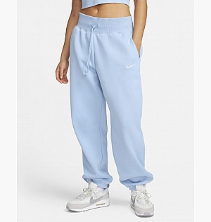 Штани Nike Sportswear Phoenix Fleece Wohigh-Waisted Oversized Sweatpants Light Blue DQ5887-441