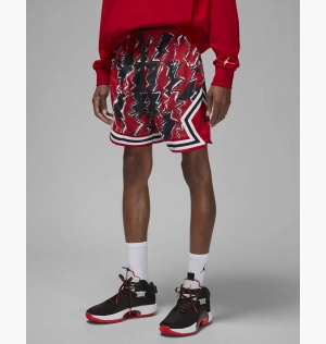 Шорты Air Jordan Sport Dri-Fit Diamond All-Over Print Shorts Red Dq7334-687