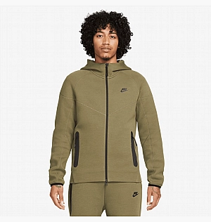 Толстовка Nike Tech Fleece Full-Zip Windrunner Hoodie Olive FB7921-222
