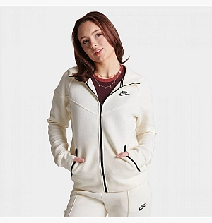 Толстовка Nike Sportswear Tech Fleece Windrunner Full-Zip Hoodie Beige FB8338-110